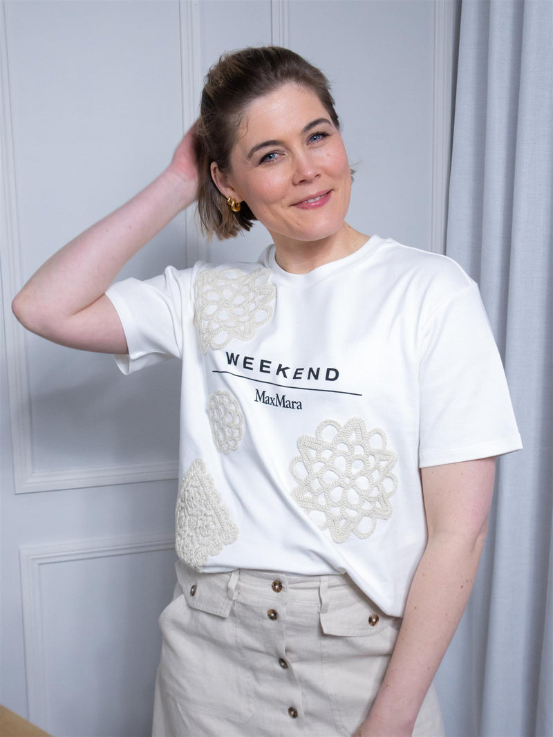 Max Mara Lecco White Lace
