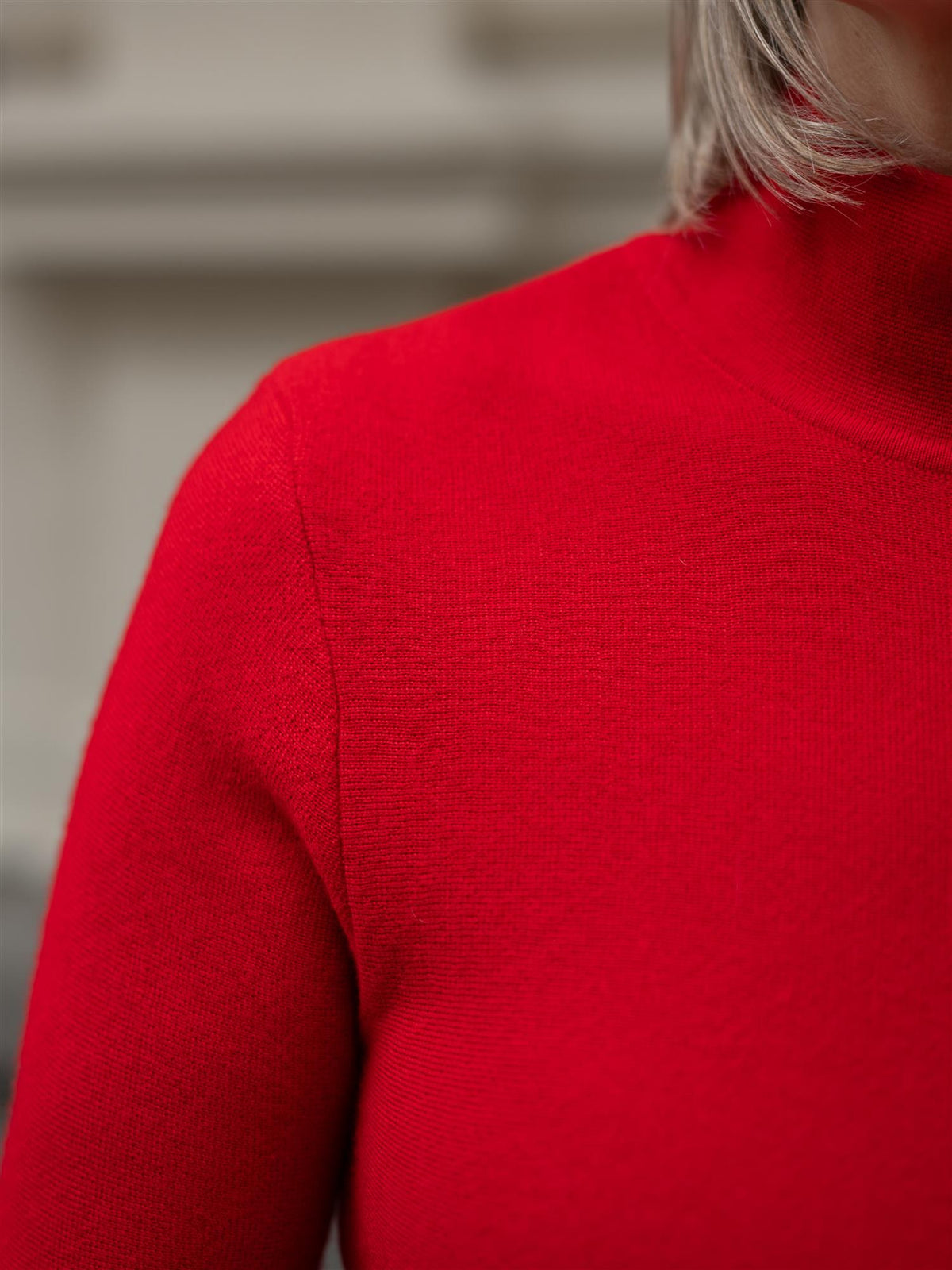Adelyn Merino Sweater Bright Red
