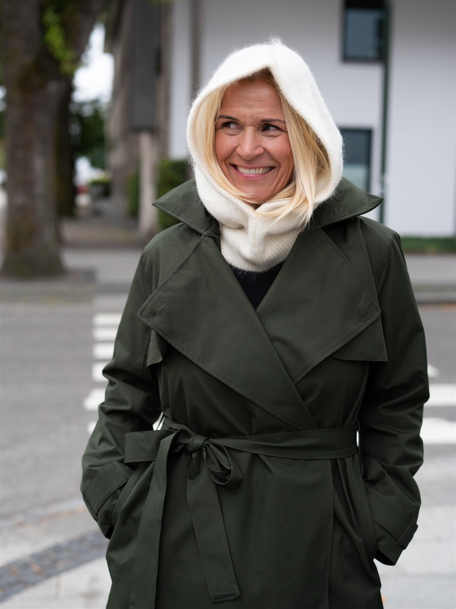 Ella&il Kajsa Chunky Balaclava Bright White