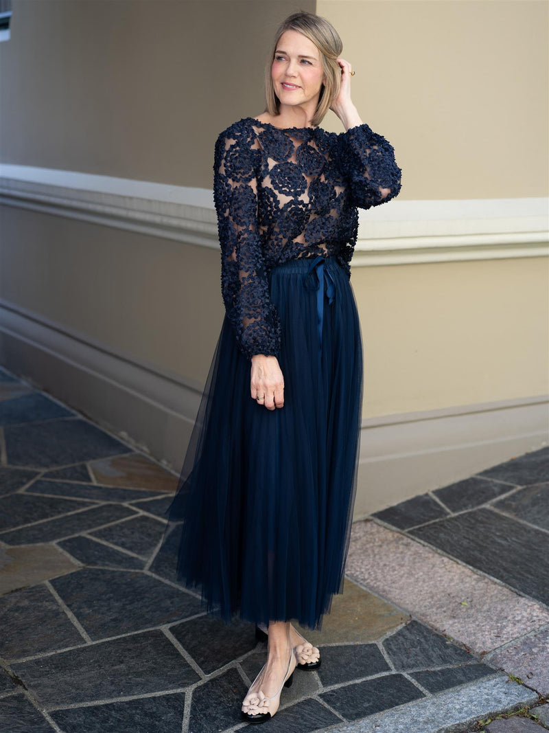Choklate Paris Tyllskjørt Navy