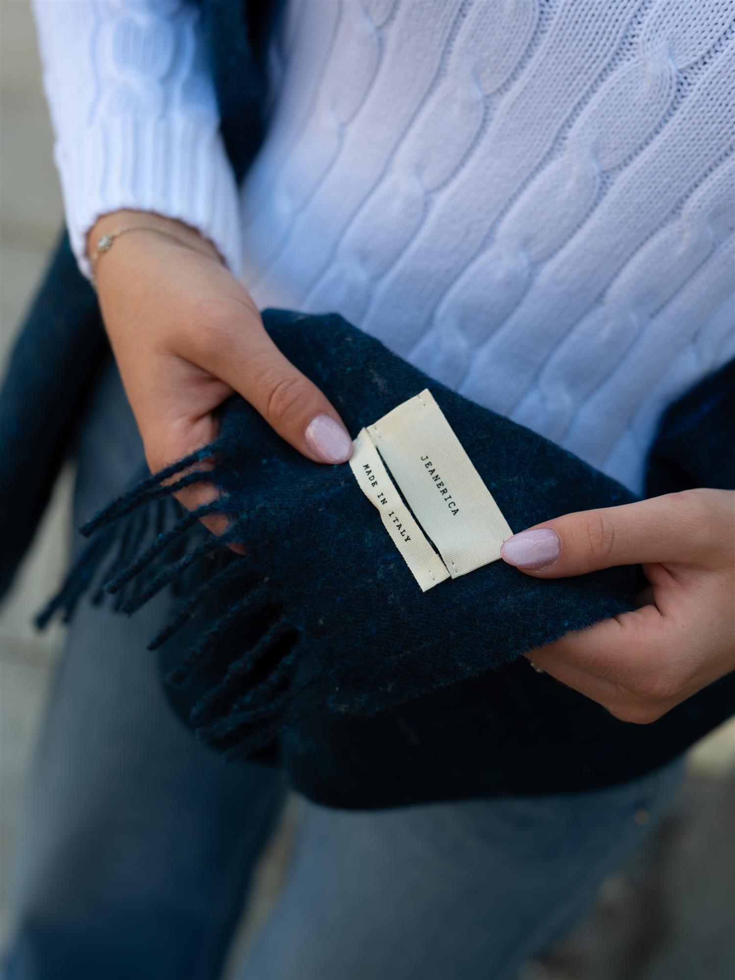 Jeanerica Sam scarf Blue