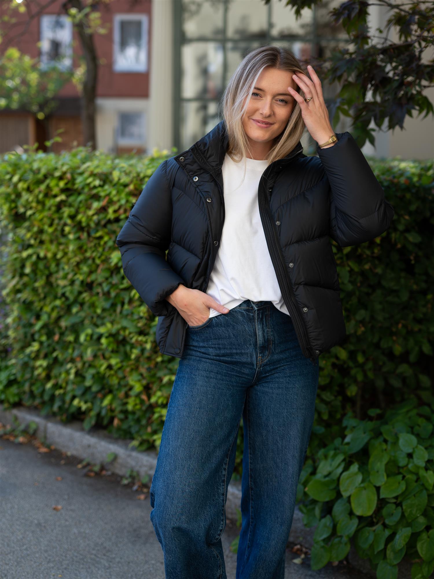 Ladies Down Jacket Black