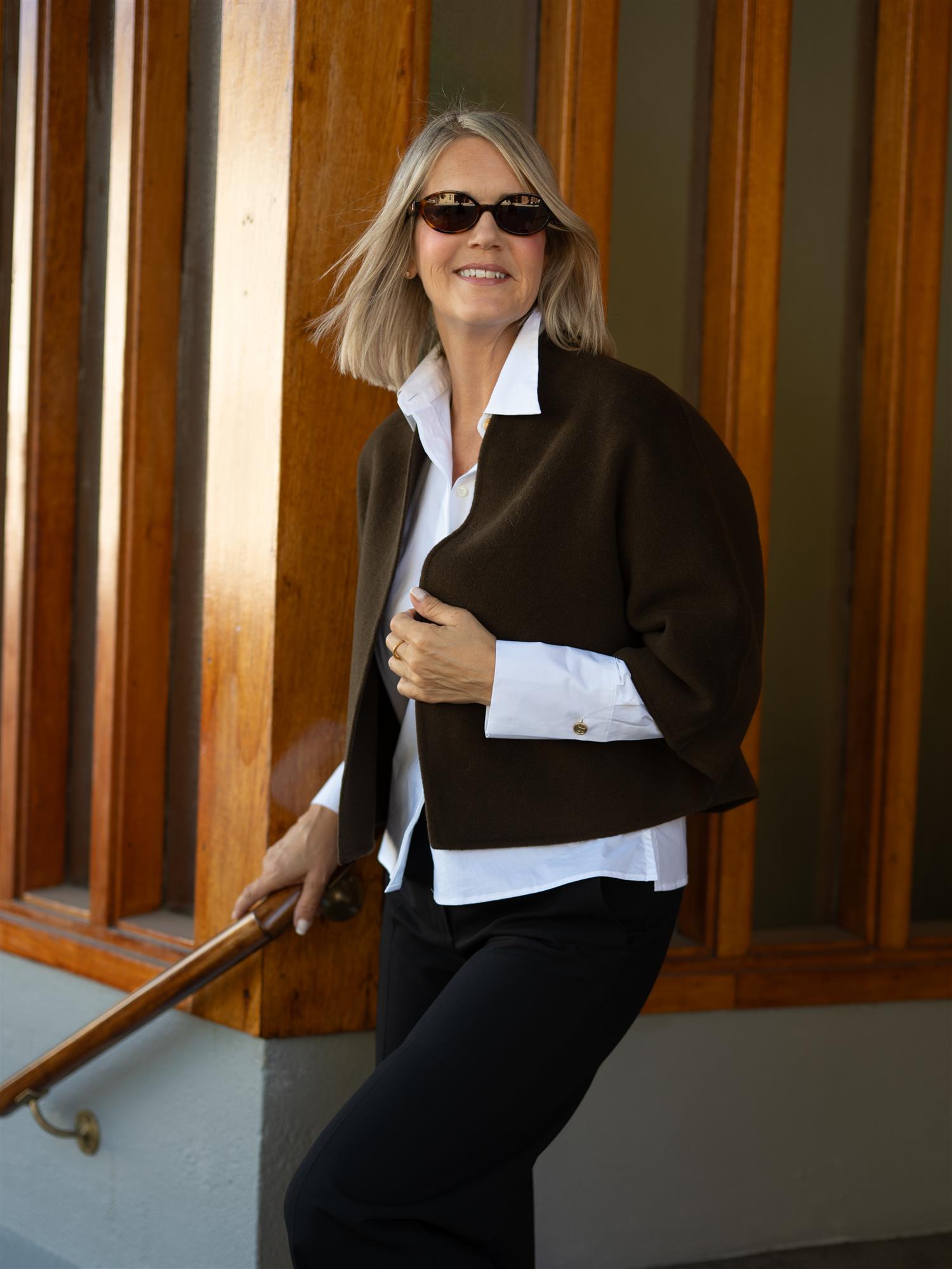 Kira Wool Jacket Espresso