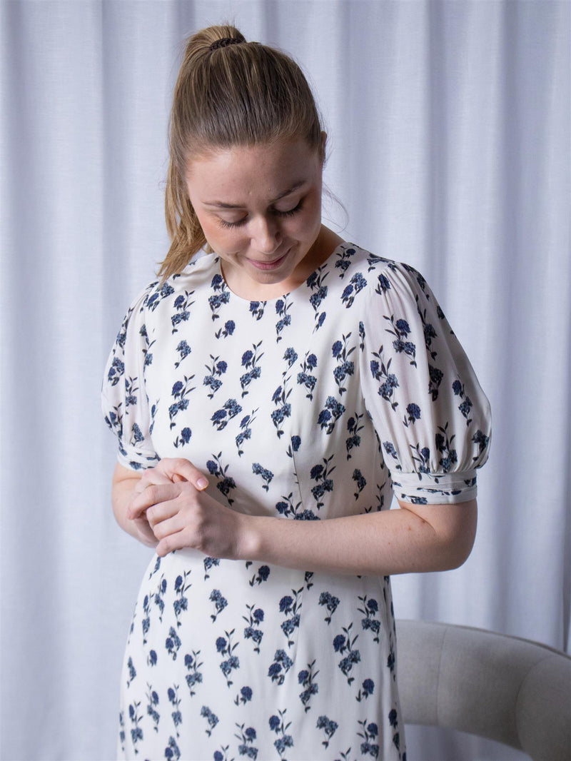 Camilla Pihl Allegra Dress Cream Hortensia
