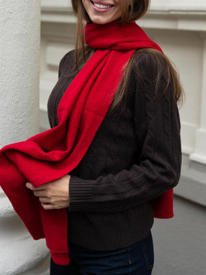 Camilla Pihl Babette Scarf Red