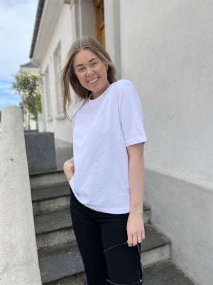 Camilla Pihl Elo Shoulder Pad Tee White