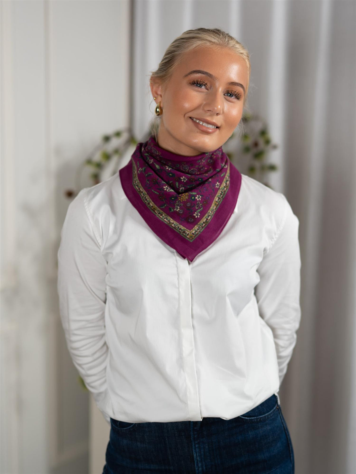 Beaufleur Cotta Scarf Hawthorn Rose