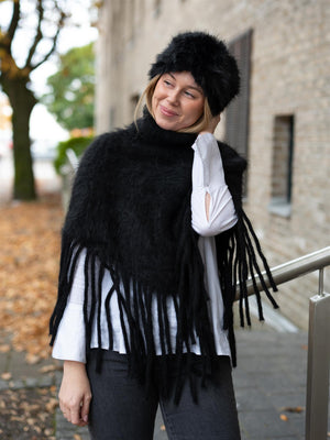 Ella&il Mia Fake Fur Headband Black