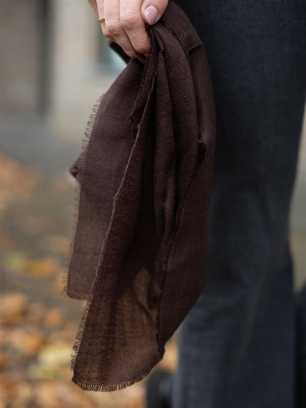 Beck Söndergaard Cashma Small Scarf Hot Fudge Brown
