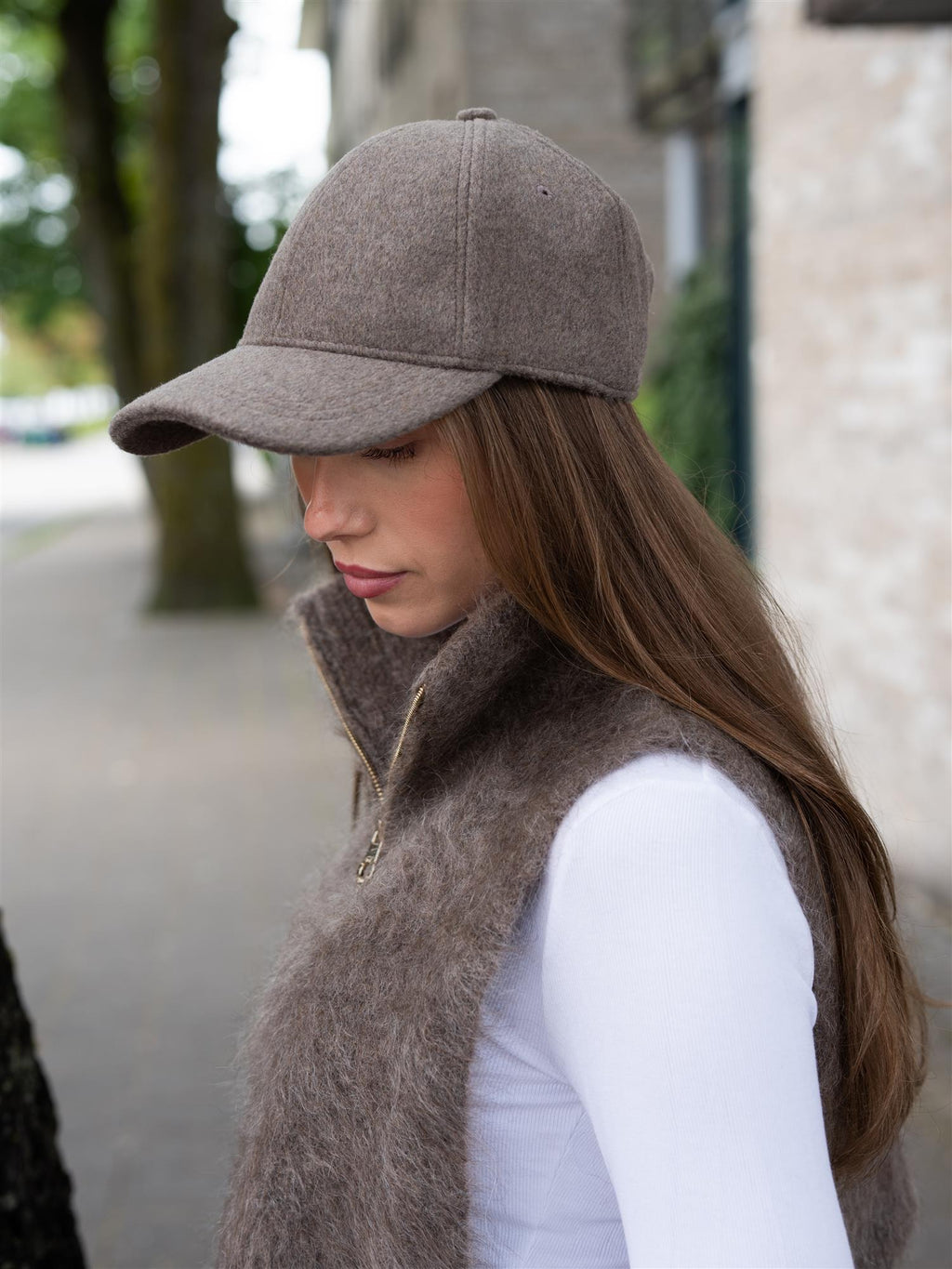 Ella&il Julie Wool Cap Brown