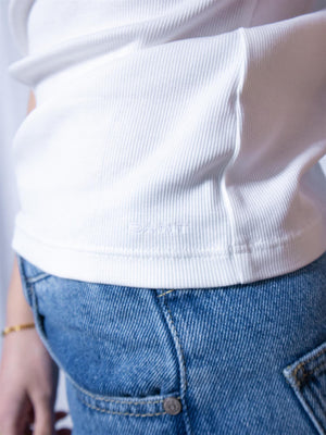 Gant High Neck Rib Tank Top