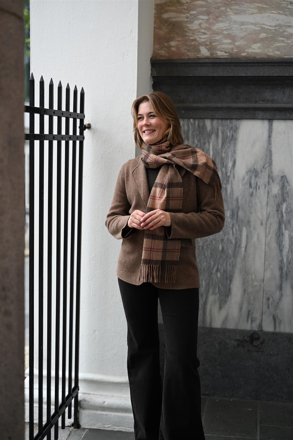 Barbour Scarf Muted Tartan