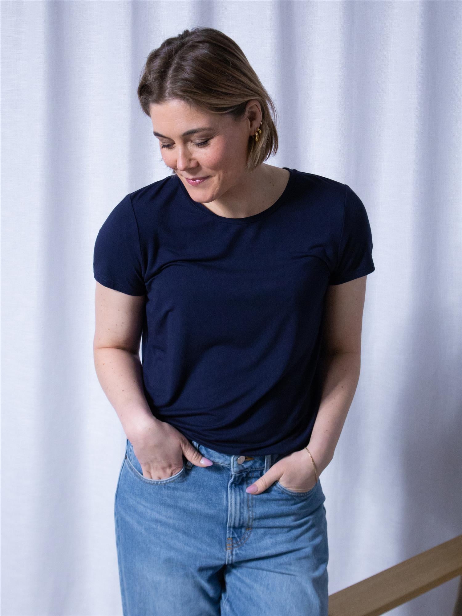 Riccovero Basic Tee Navy