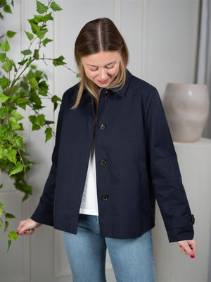 Gant Short Cotton Blend Car Coat