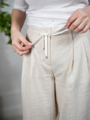 Cambio Addison Pinstripe Cream