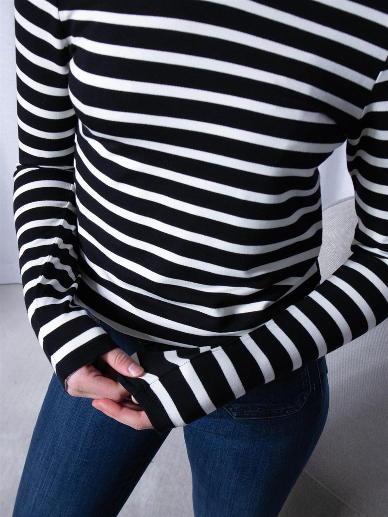 Stylein Canvey Top Black Striped