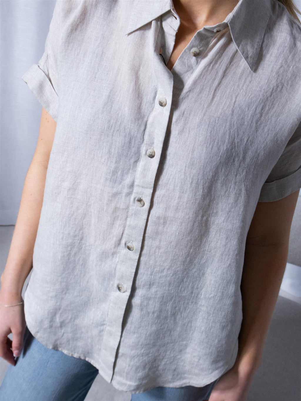Sand Peppa Shirt BSS Beige