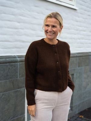 ONE and OTHER Toni Cardigan Espresso