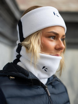 Kibo Classic Stripe Neckband White w/Navy