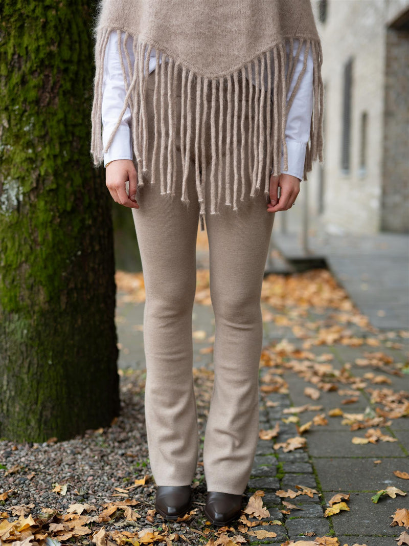 Ella&il Elida Merino Pant Beige Melange