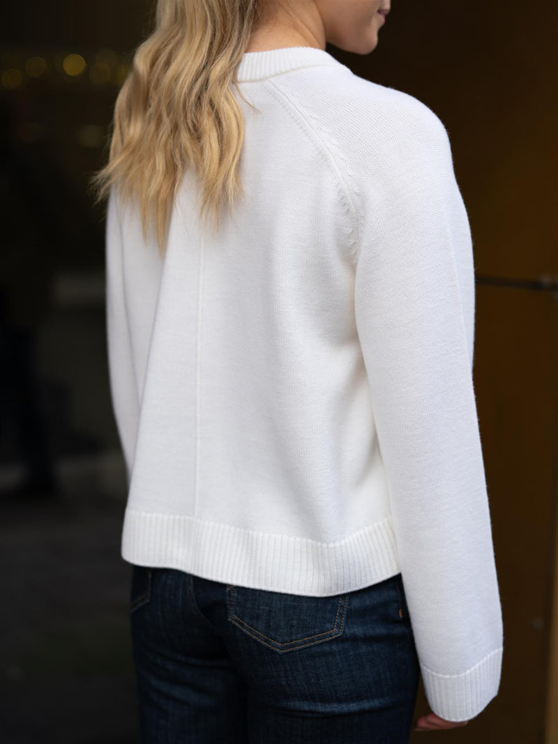 Christian Aks Rina Merino Sweater White