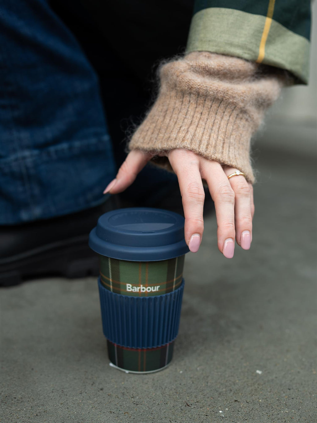 Barbour Reusable Tartan Travel Mug