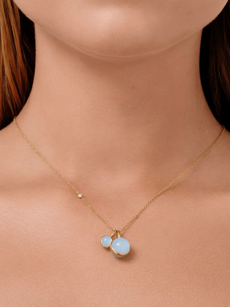 Julie Sandlau Prime Pendant Milky Aqua