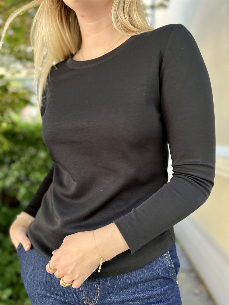 Ella&il Violet longsleeve Black