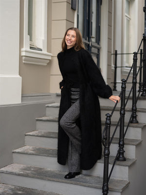 Ella&il Olivia Chunky Cardigan Black