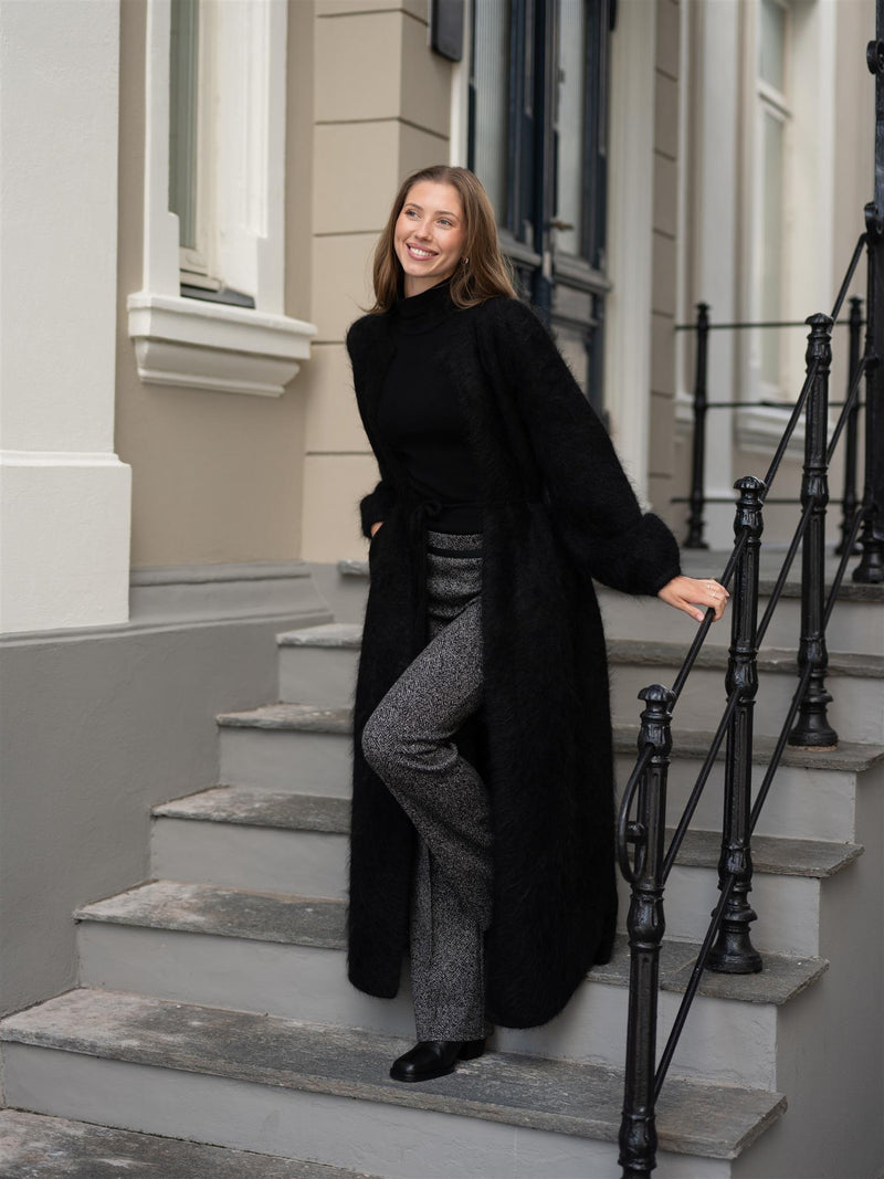 Ella&il Olivia Chunky Cardigan Black