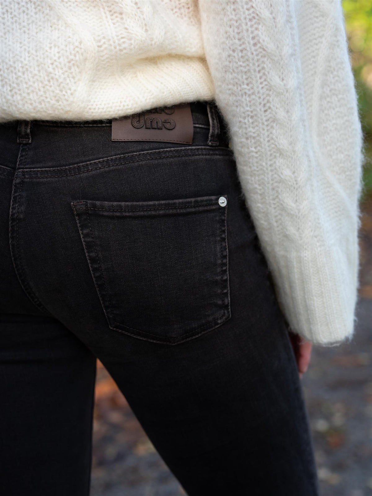 Paris Flared Mocca Overdyed