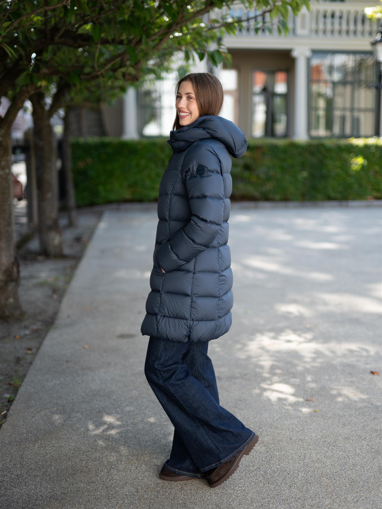 Ladies Down Jacket Blue