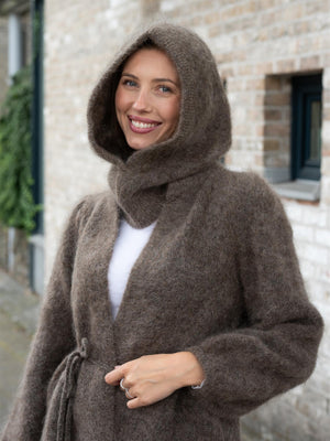 Ella&il Kajsa Chunky Balaclava Brown