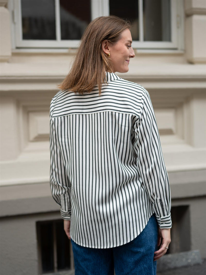 Camilla Pihl Cilia Shirt Black Stripe