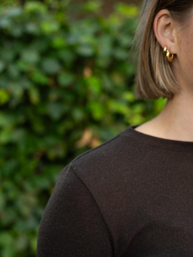 Julie Josephine Andrea Wool Longsleeve Brown