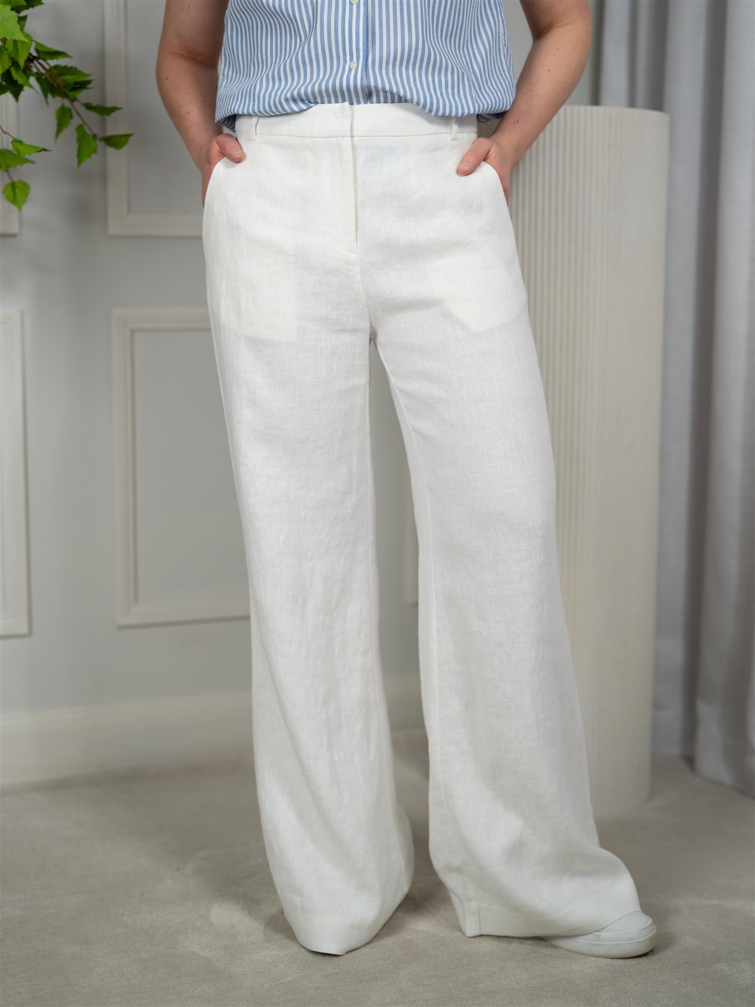 Stenströms Louise Pants Offwhite