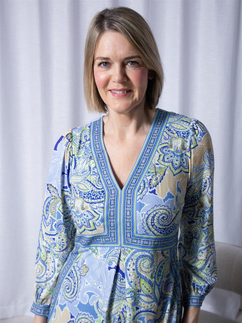 Hale Bob Remy Midi Dress Blue