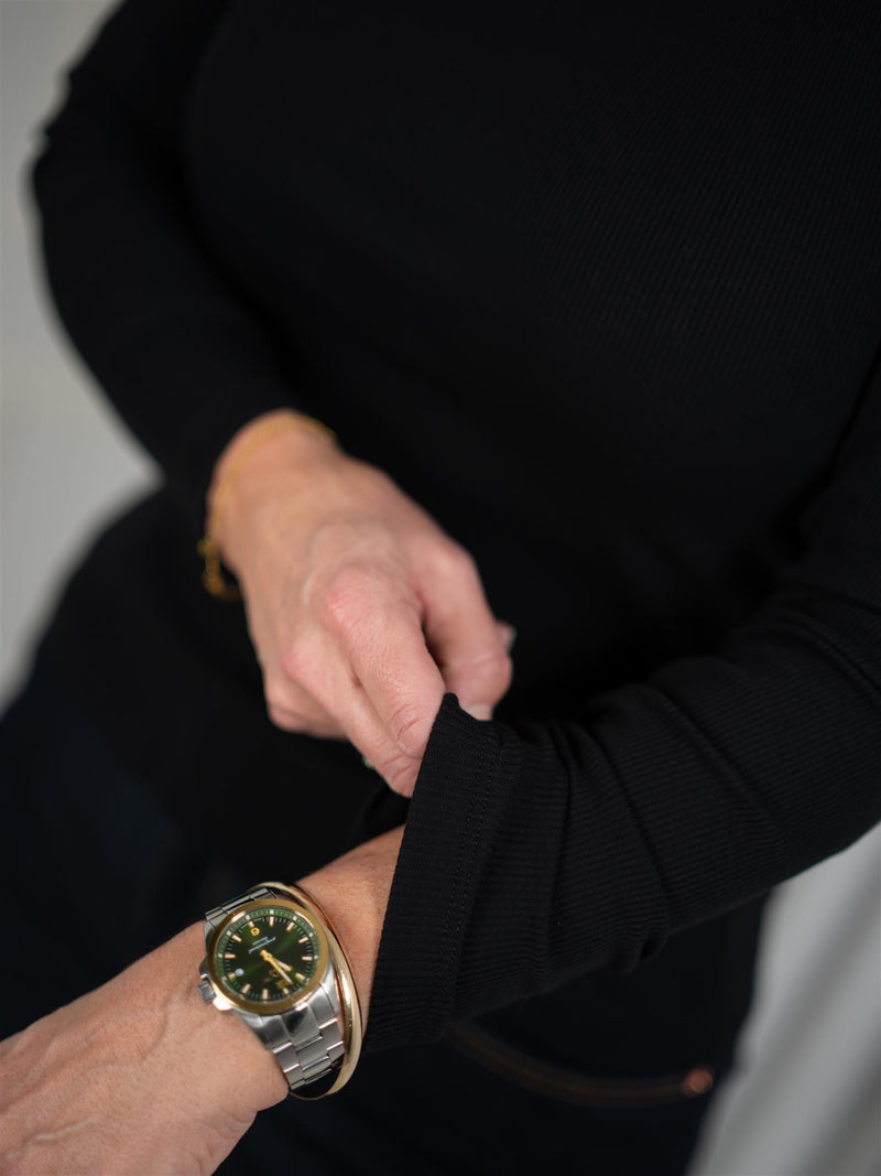 Camilla Pihl Petronella Rib Boatneck Black