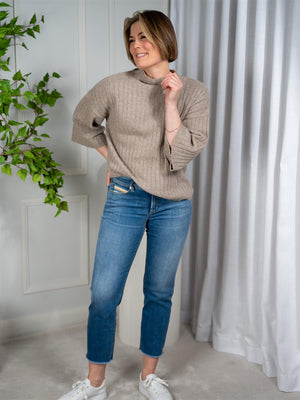 Cambio Piper Short Håkeldetail medium Fringed Hem