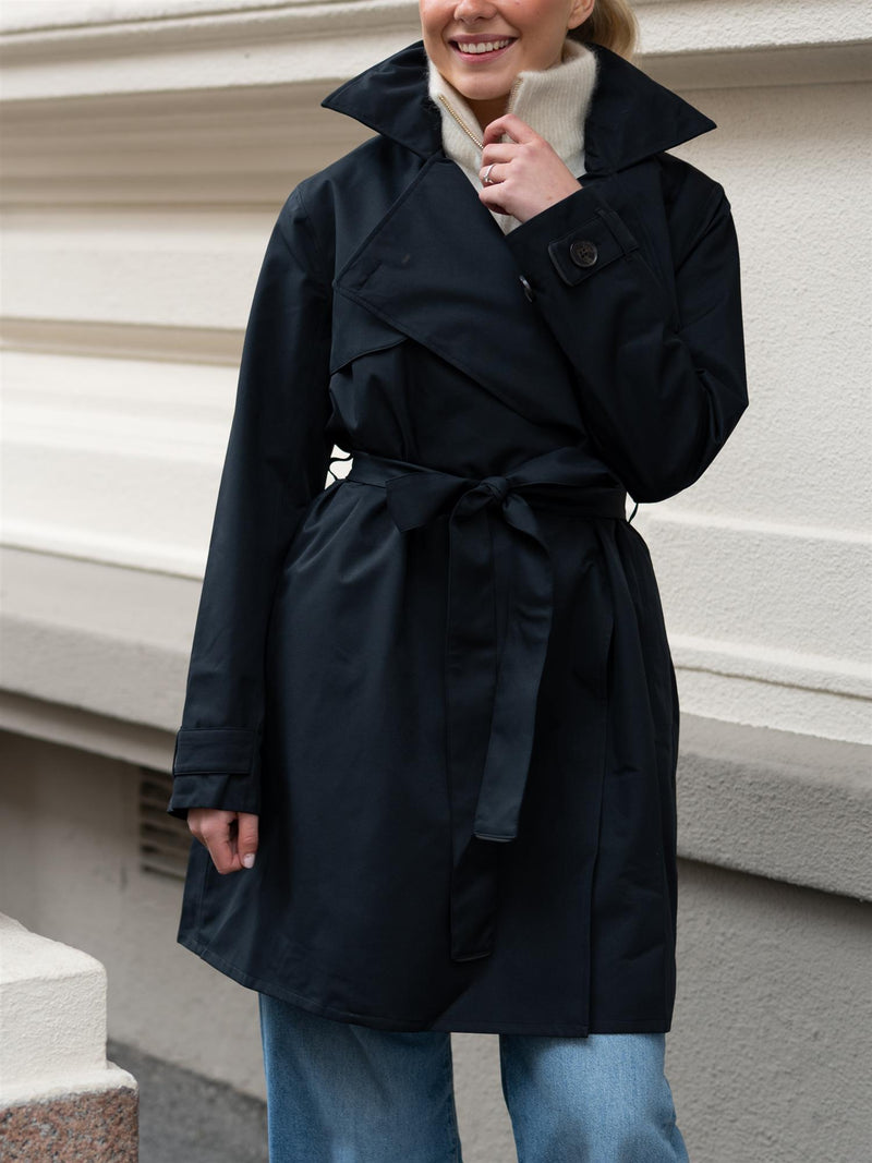 BRGN Yr'en Coat New Black