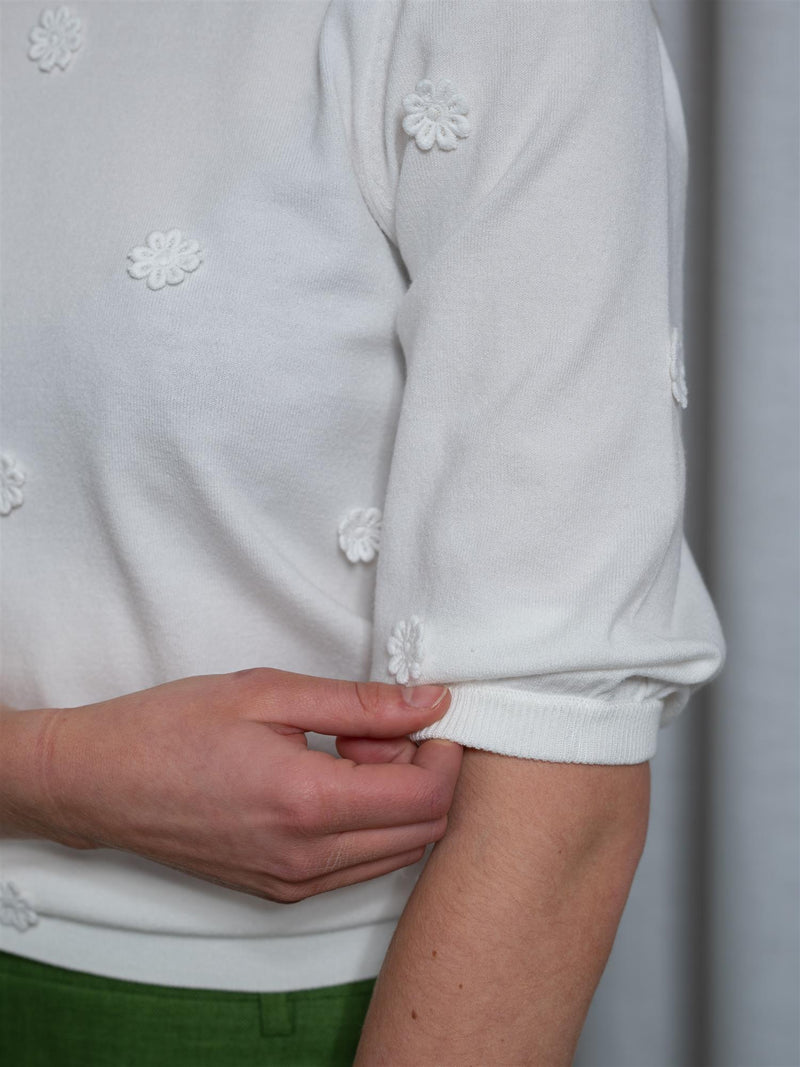 Fabienne Chapot Hilly Patch Pullover Cream White