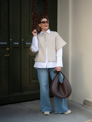 Busnel Vilanie Cardigan Sandstorm Melange