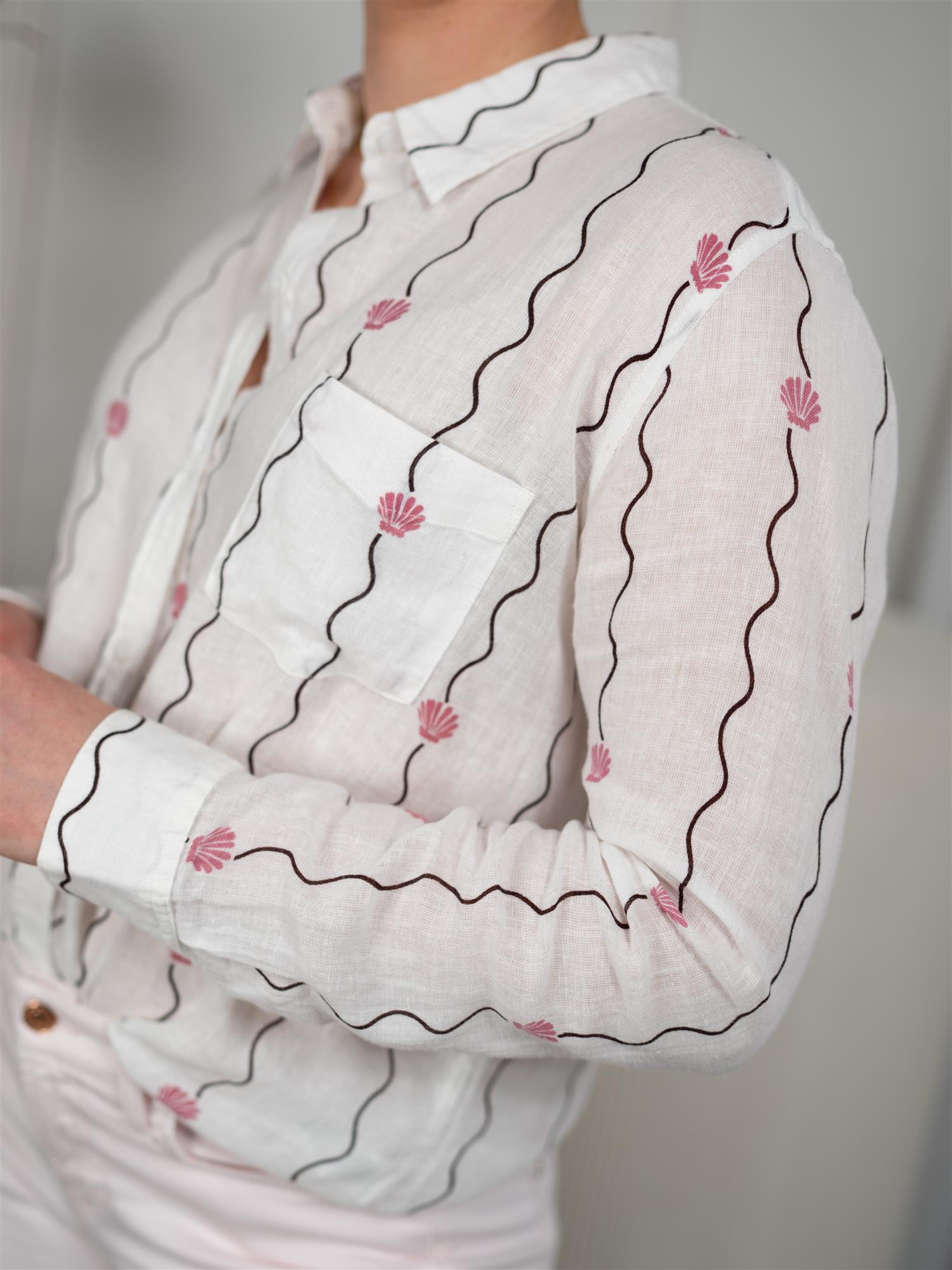 Rails Charli Striped Seashells