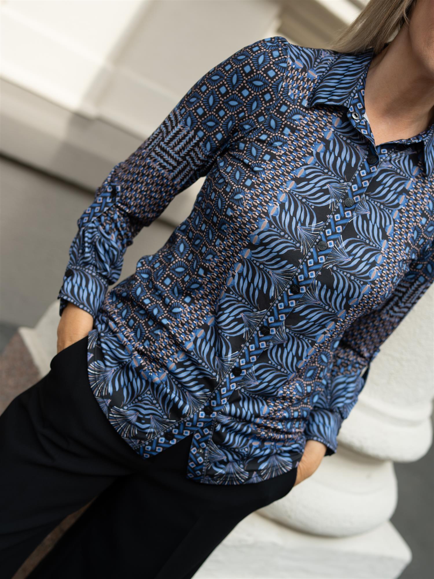 Keeley Blouse Navy