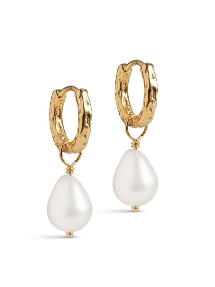 Enamel Hoops Significant Pearl