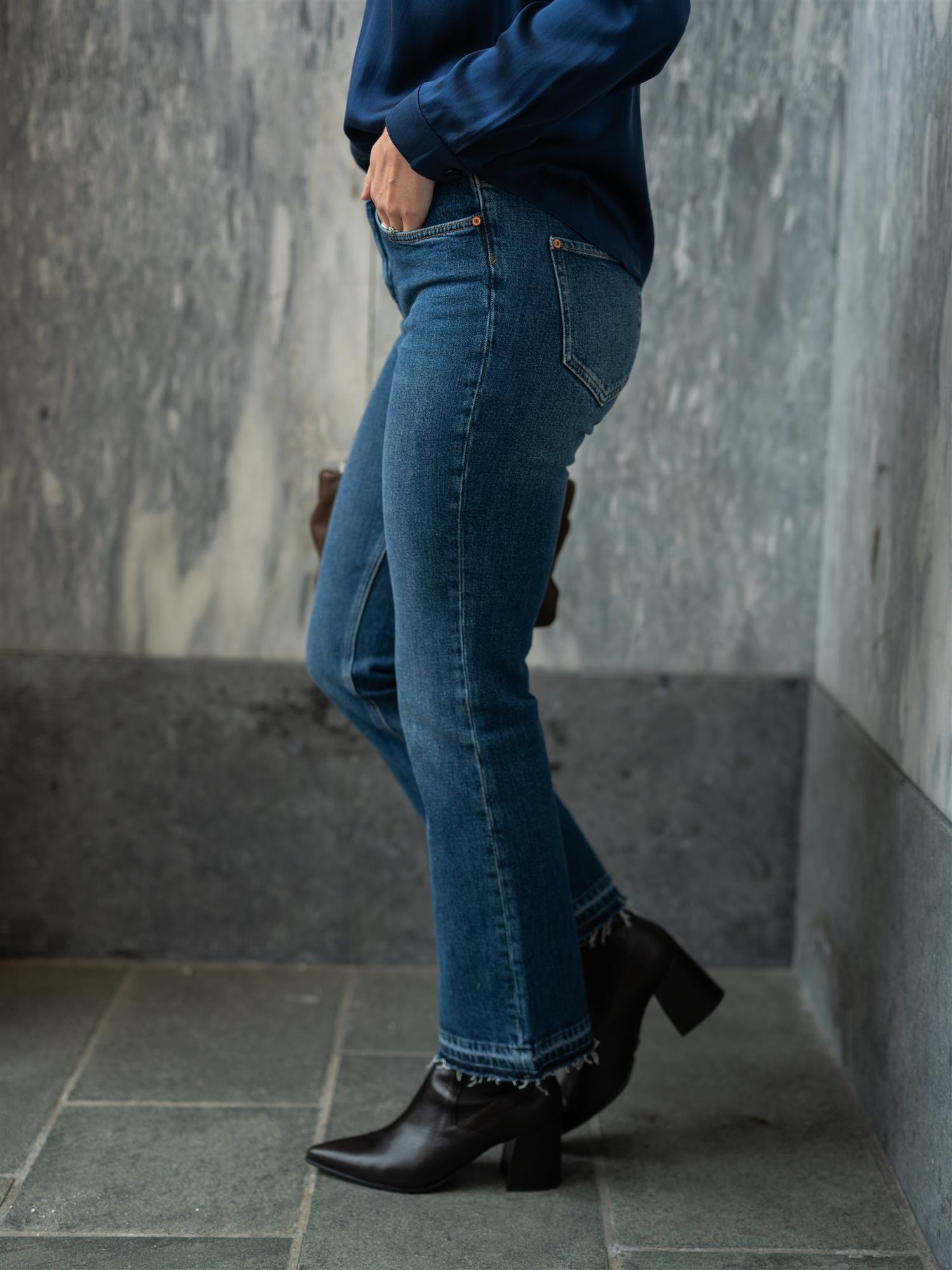 Mmashley Galleon Raw Jeans Blue