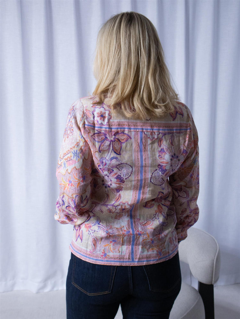 Hale Bob Nia Linen Blouse