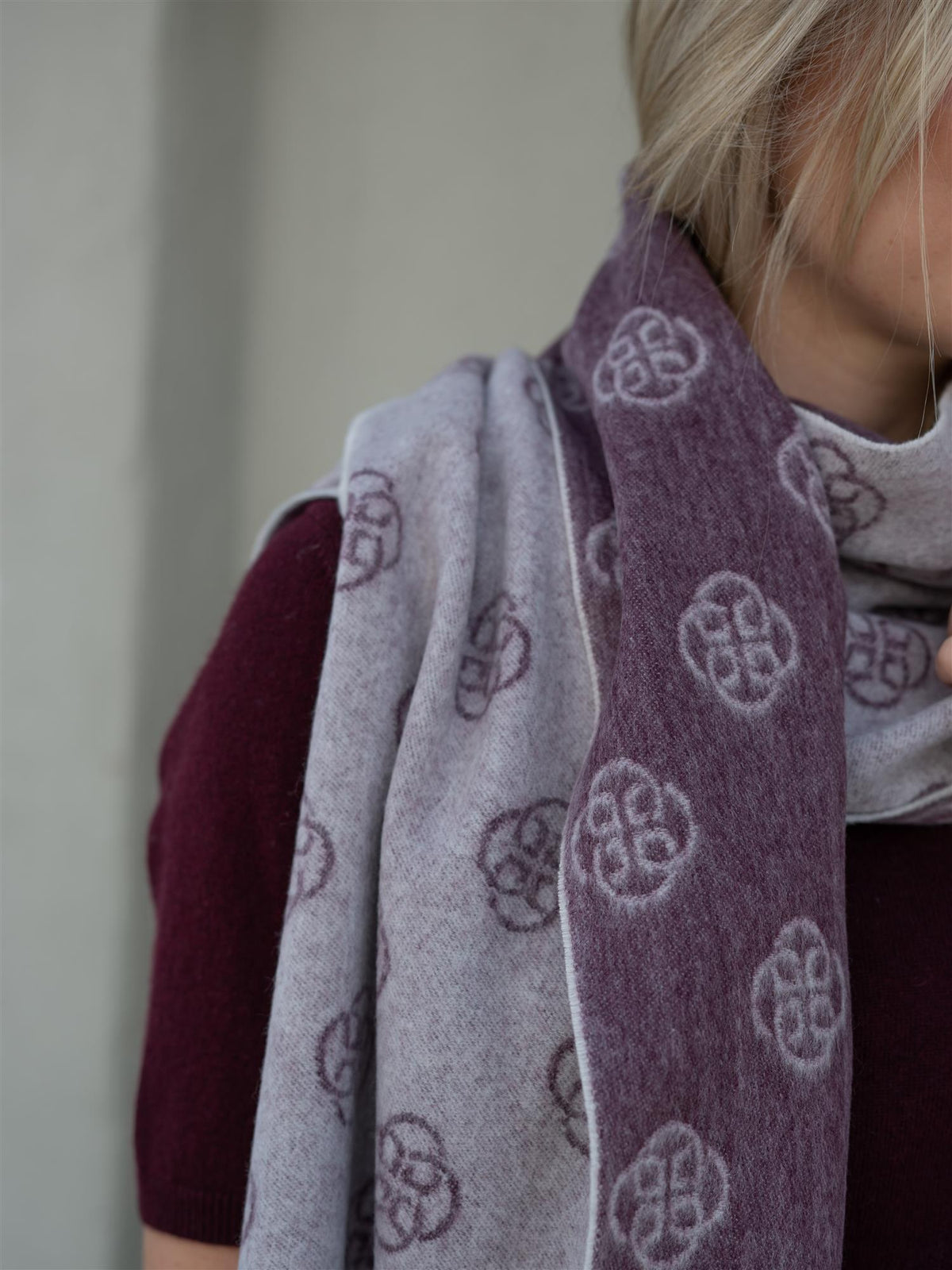 Monogram Wool Scarf