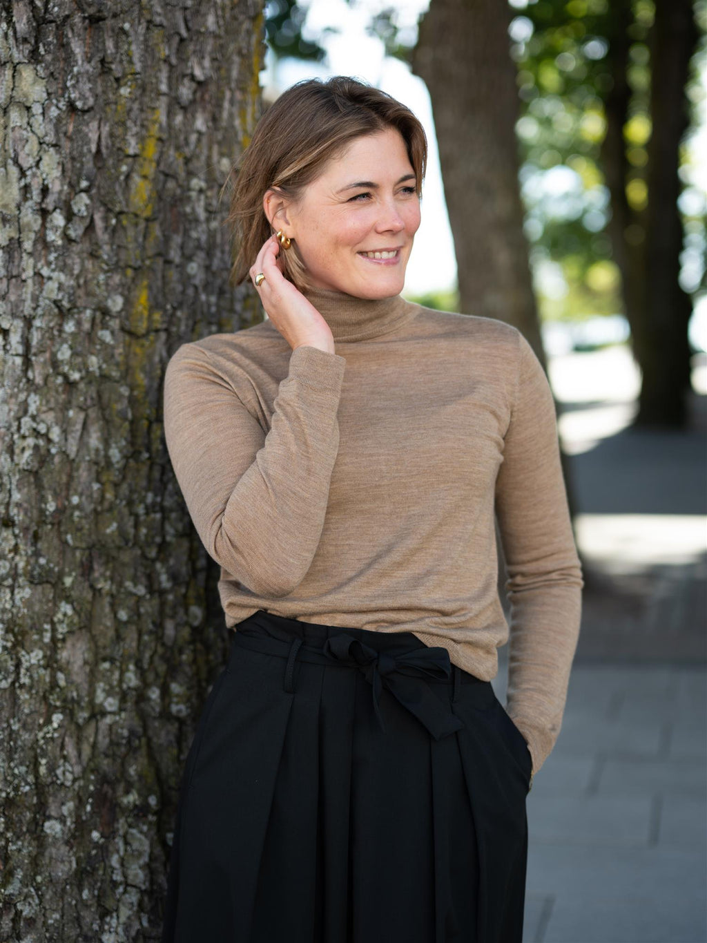 Sand Fellini Trish Knitwear Cognac