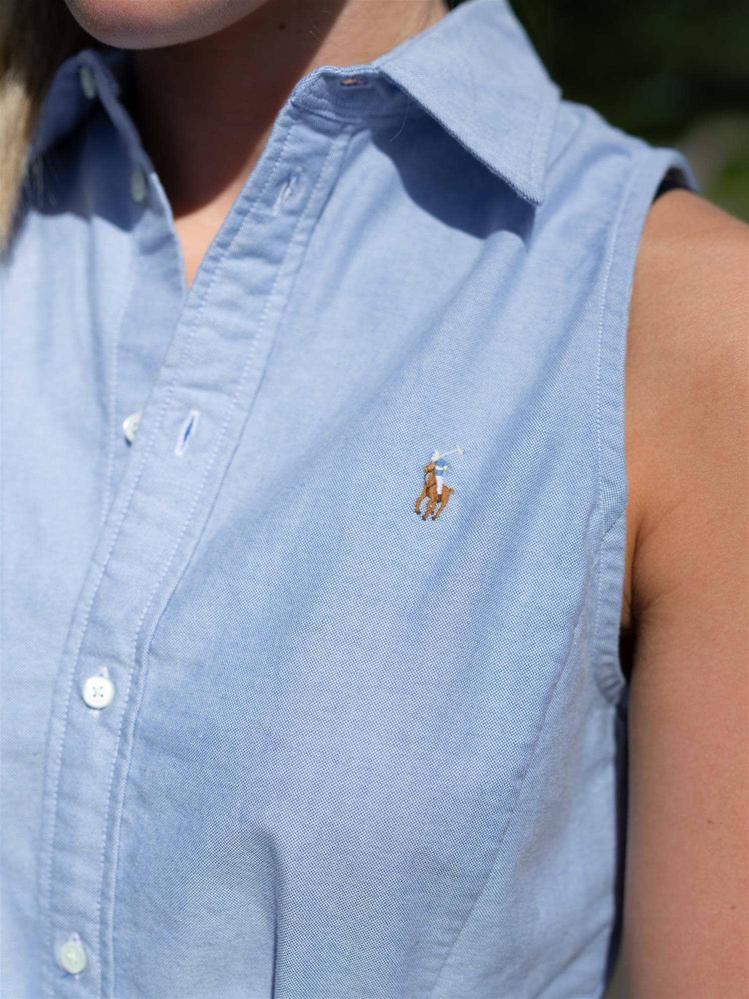 Woven Shirt Dress Light Blue